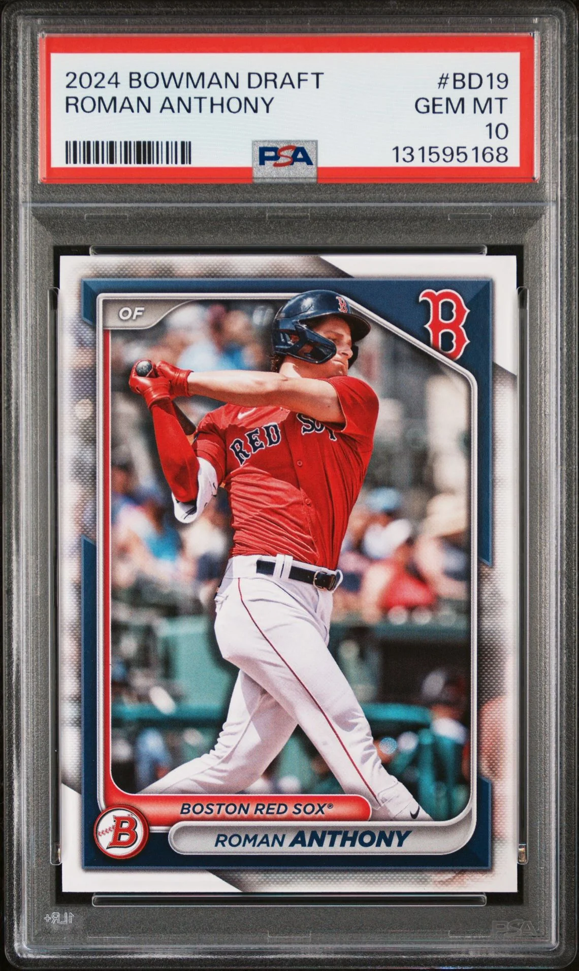 Roman Anthony 2024 Bowman Draft Baseball Rookie Card #BD19 Graded PSA 10 Cert #131595168